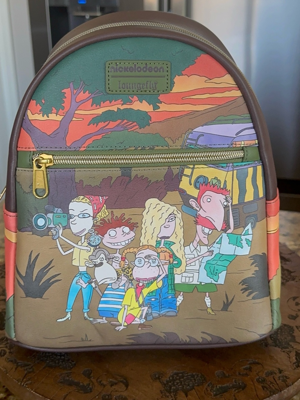 New•Loungefly x Nickelodeon “The Wild Thornberrys Savanna Mini Backpack.